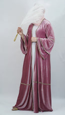 Rana Velvet Pink Abaya