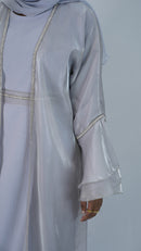 Hiba Grey Abaya