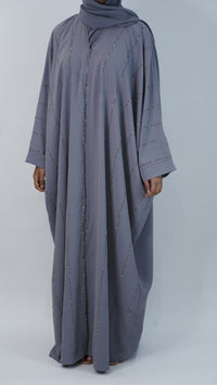 Naz Grey Abaya