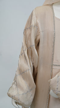 Negin Champagne Kids Abaya