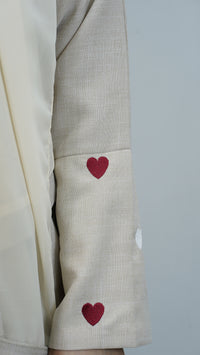 Heart Sleeve Design Abaya