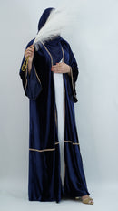 Rana Velvet Blue Abaya