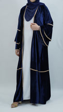Rana Velvet Blue Abaya