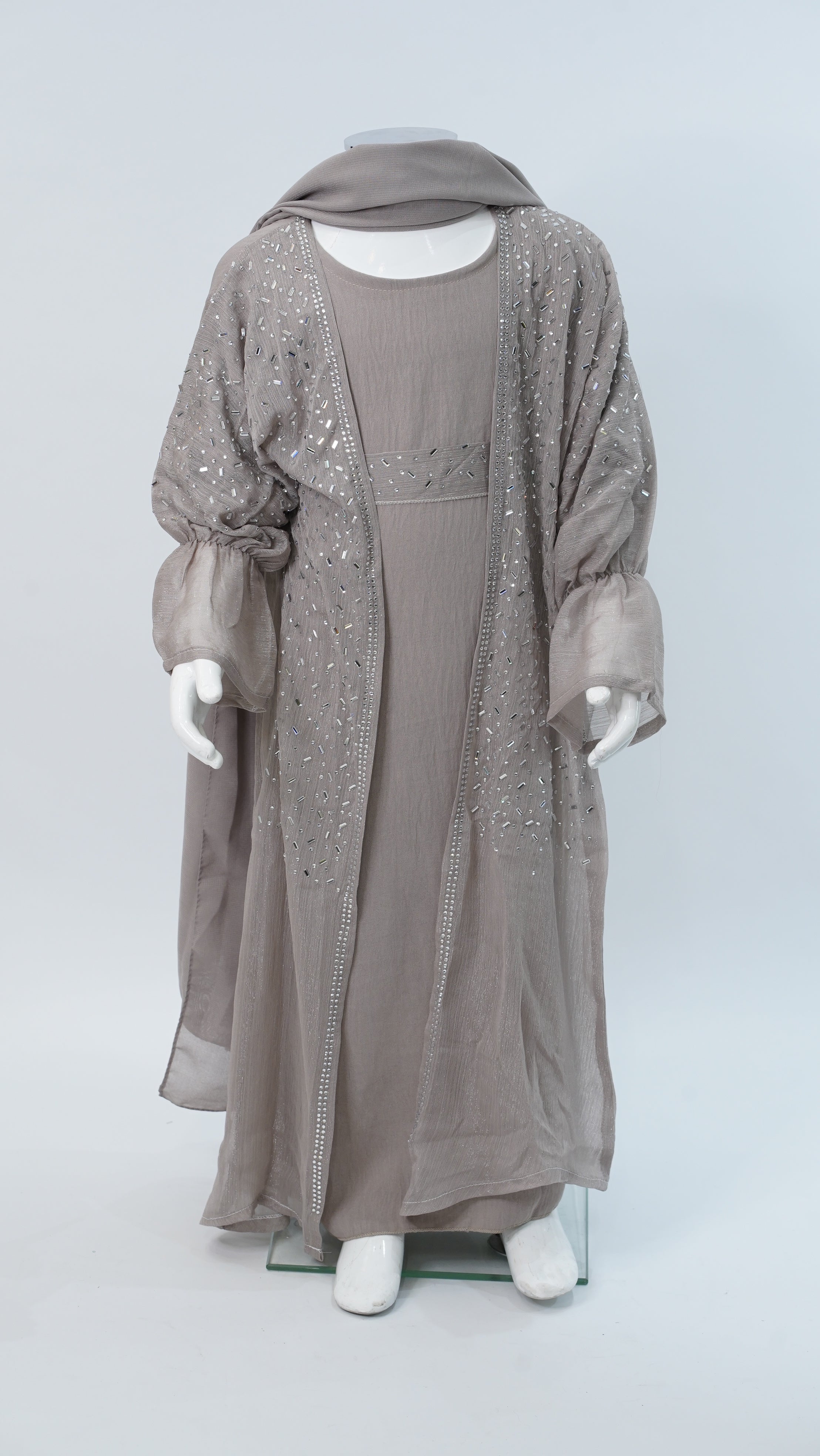 Barin Nude Kids Abaya