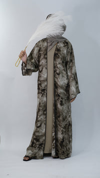 Tabiah Musk Brown Abaya