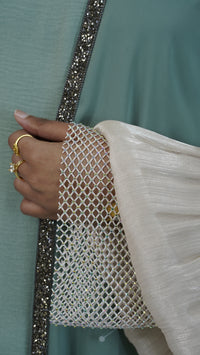 Khoshi Mint Green Abaya