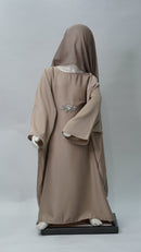 Zahra Beige Kids Abaya