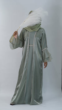 Hiba Green Abaya