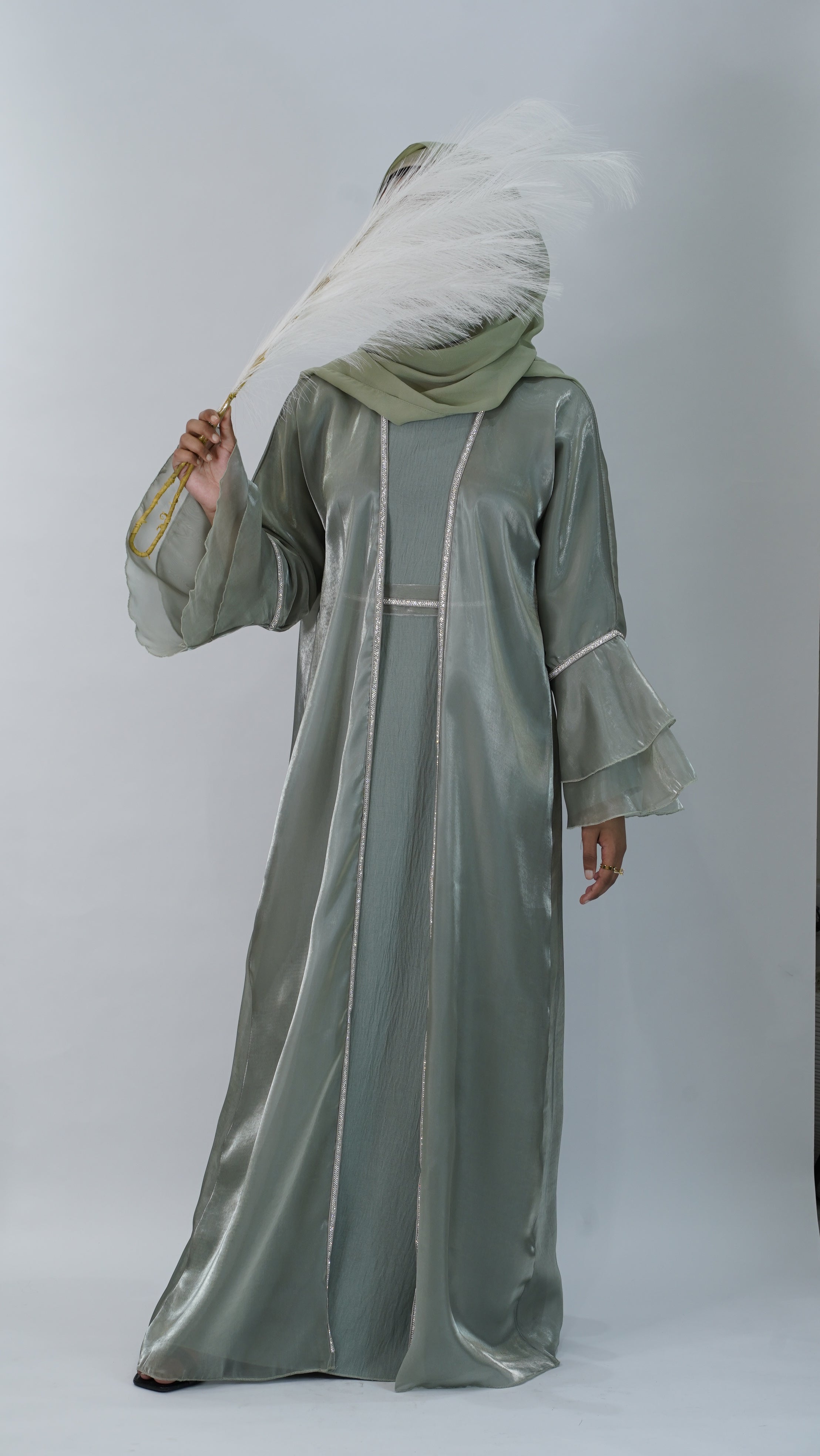 Hiba Green Abaya