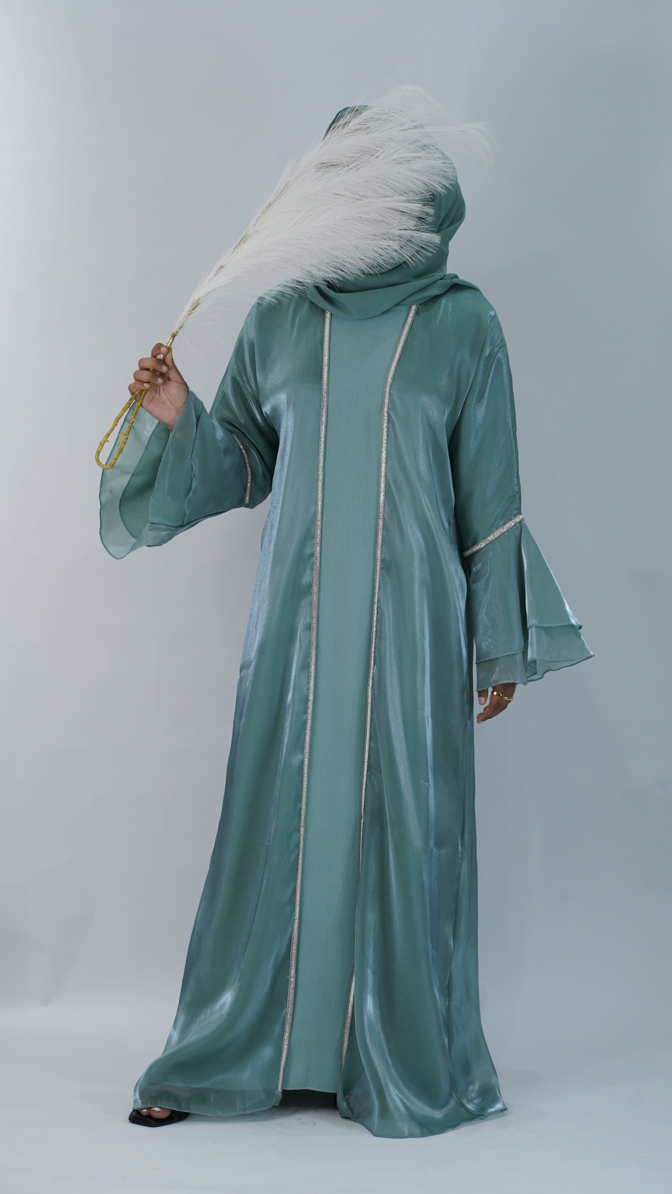 Hiba Turquoise Abaya