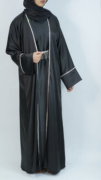 Safa Black Abaya