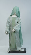 Negin Mint Green Kids Abaya