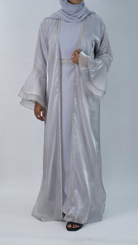Hiba Grey Abaya