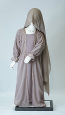 Barin Rose Gold kids Abaya