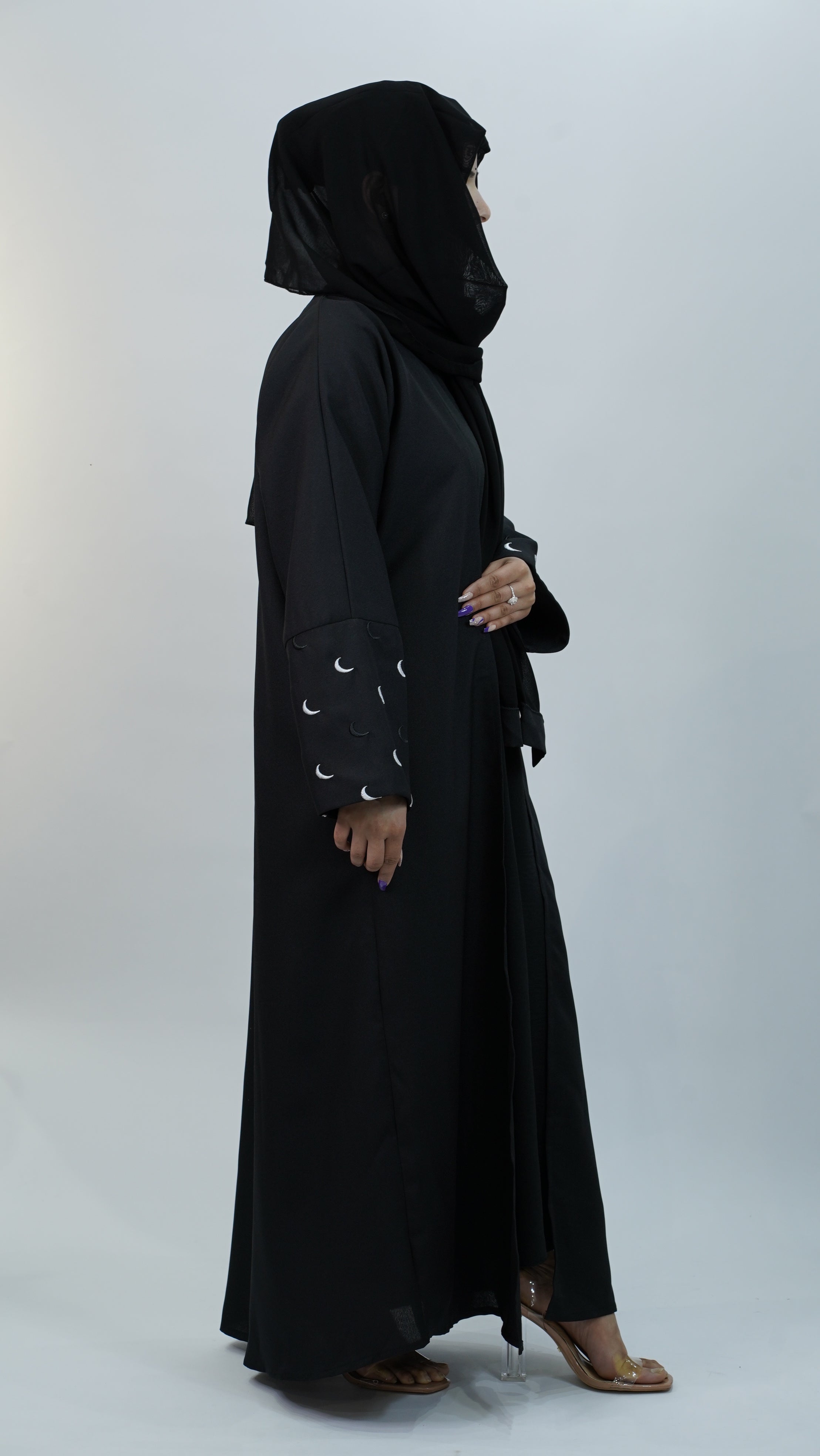 Moon Sleeve Design Abaya