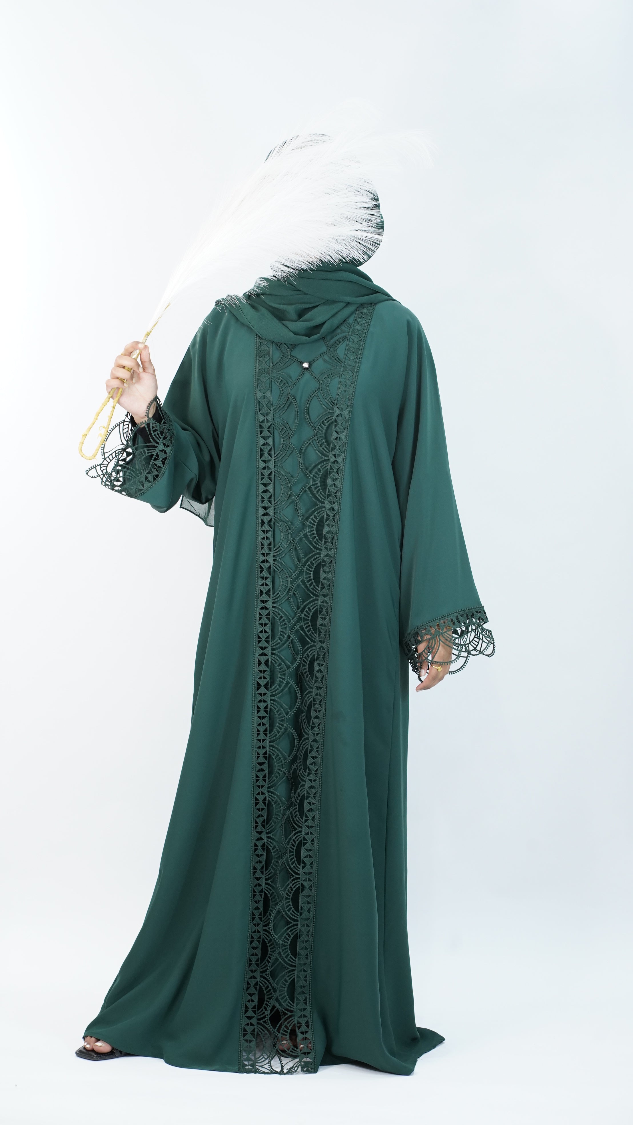 Asma Green Abaya