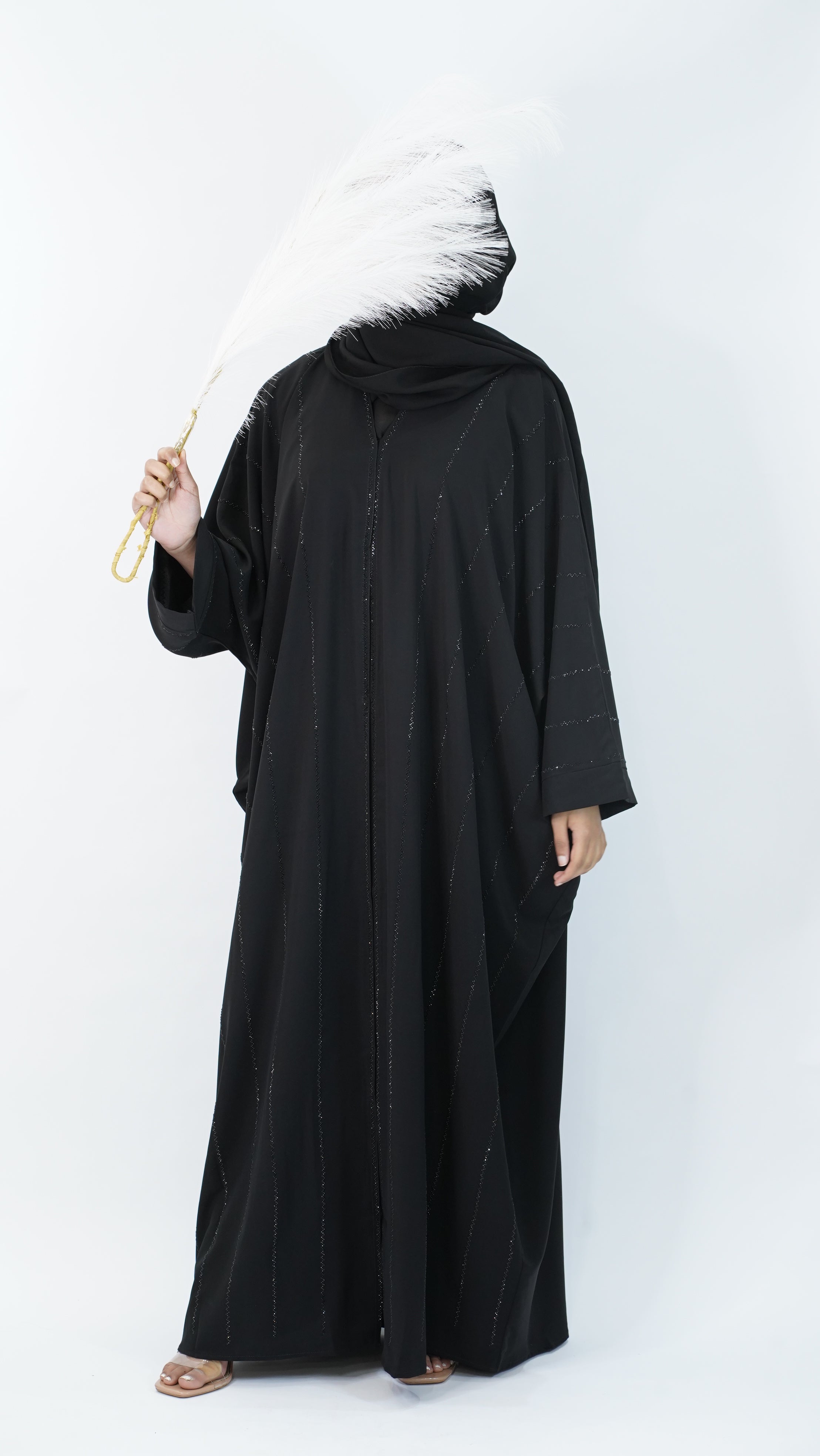 Naz Black Abaya