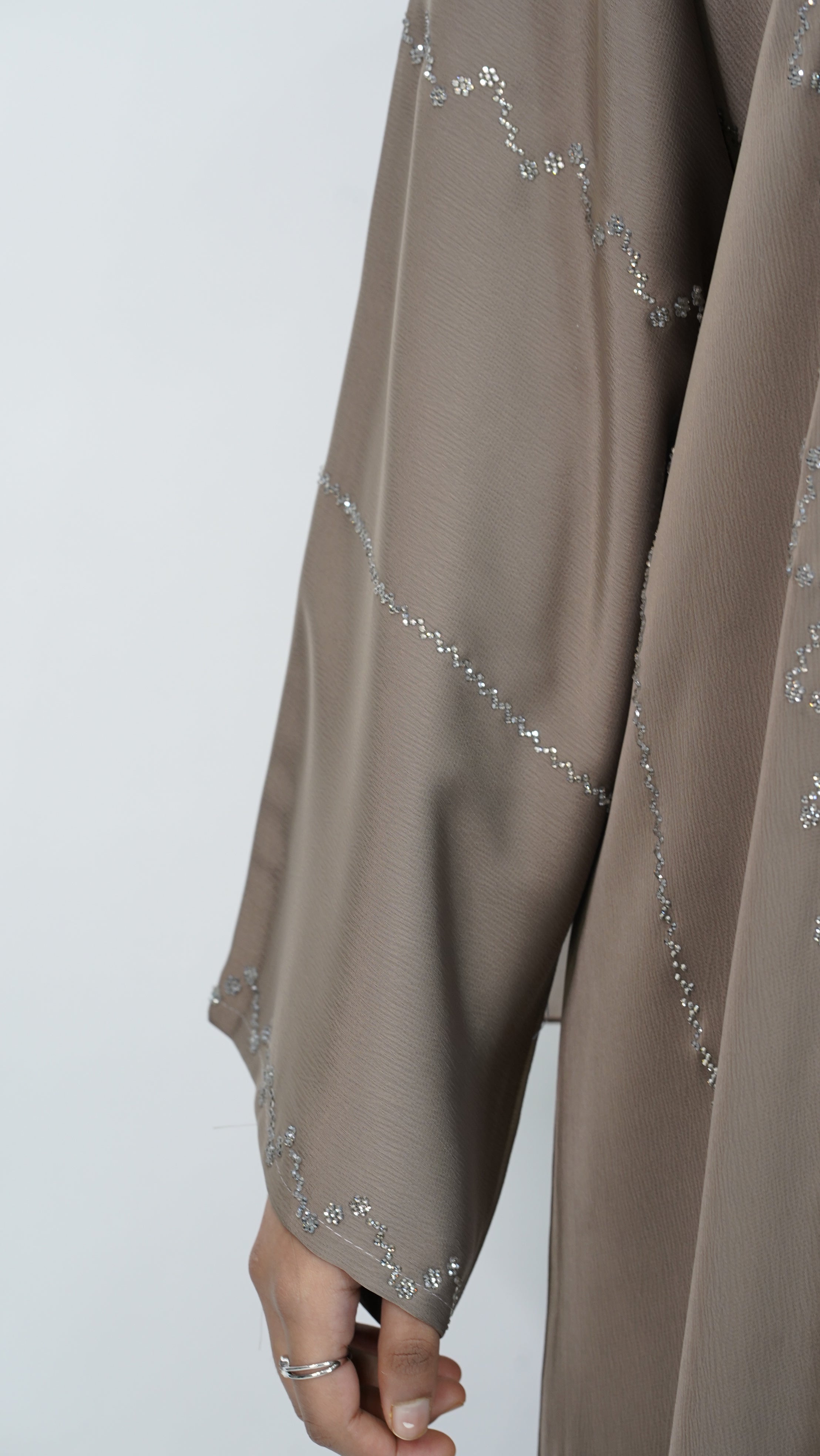 Maryam  Ash Brown Abaya