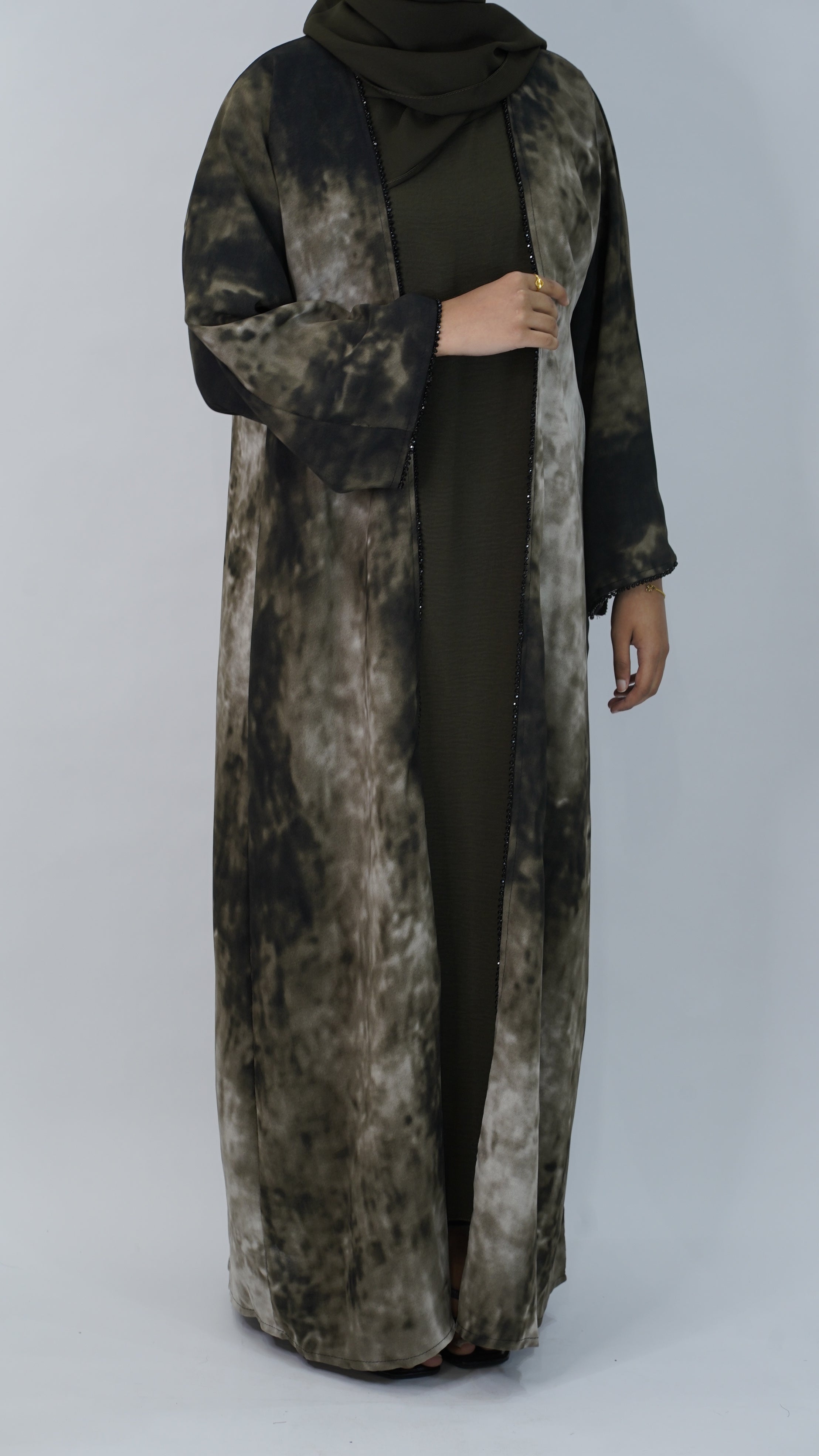 Tabiah Green Abaya