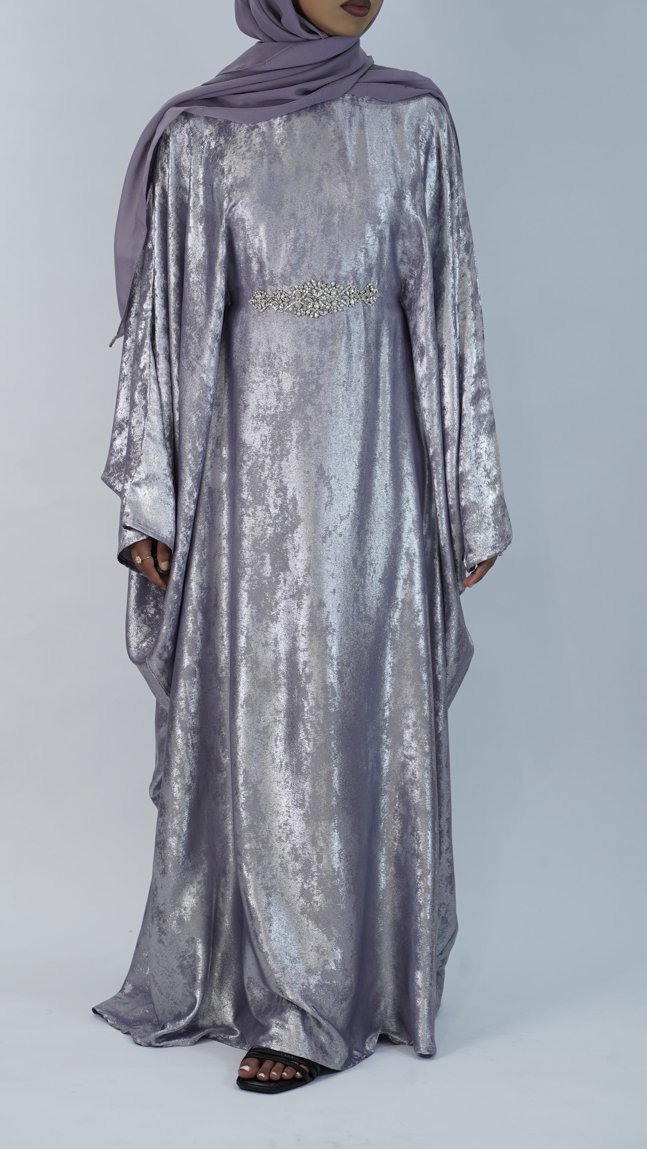 Noor Purple Abaya