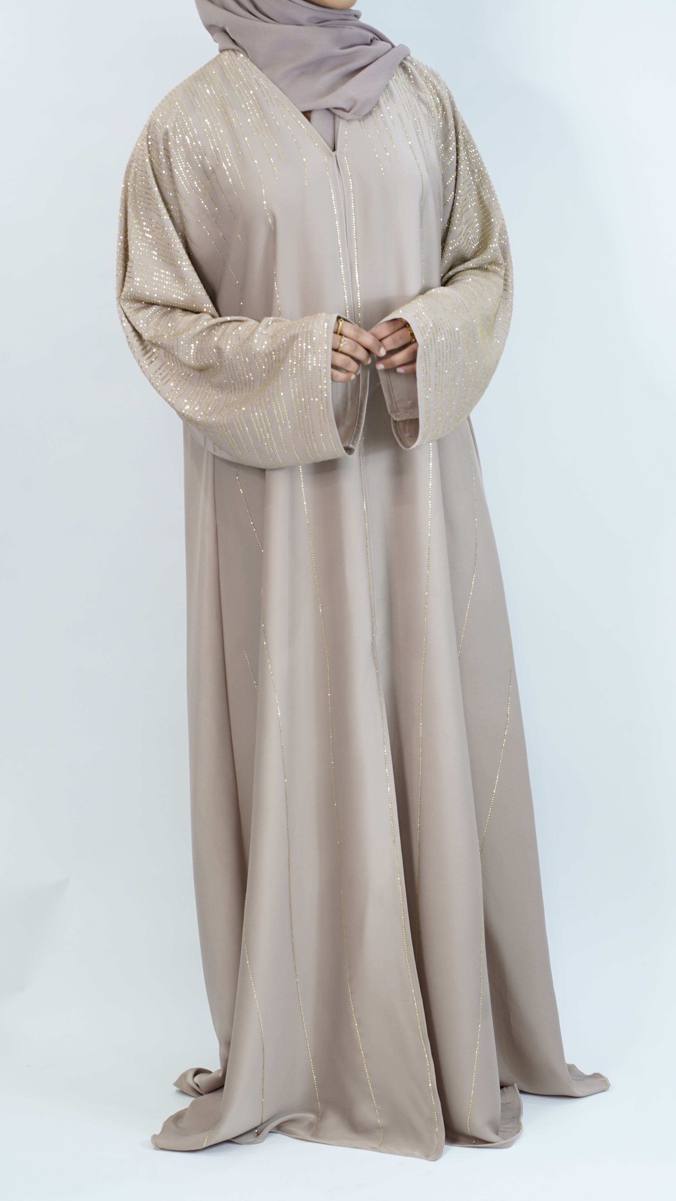Marwa Cream Abaya