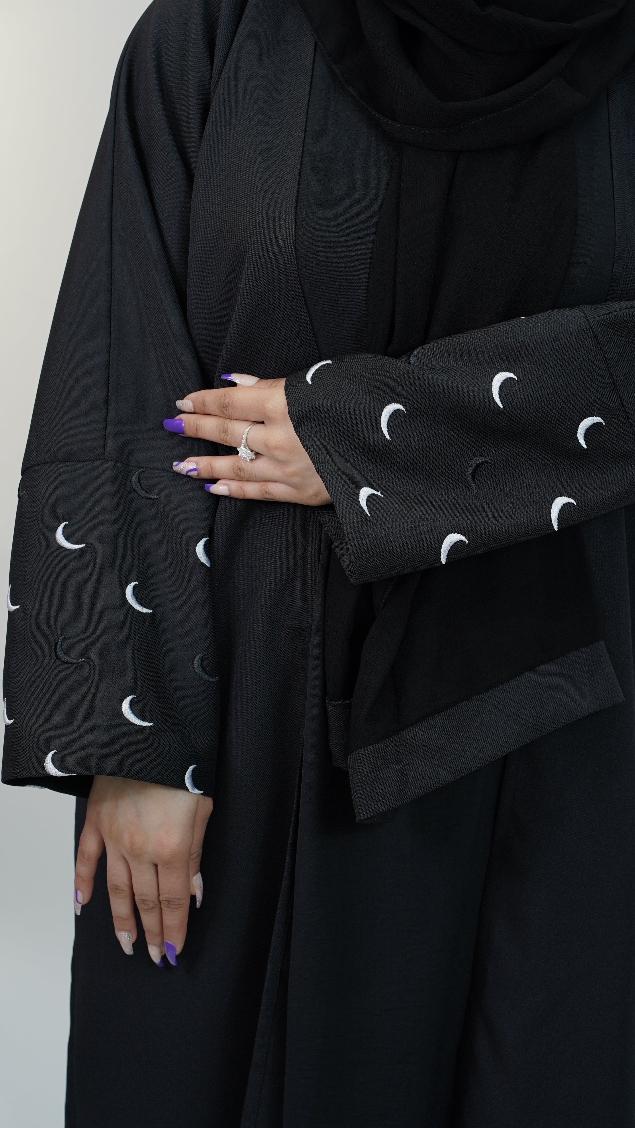 Moon Sleeve Design Abaya