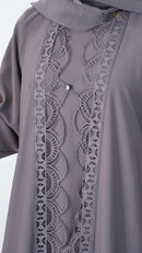 Asma Purple Abaya