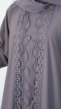 Asma Purple Abaya