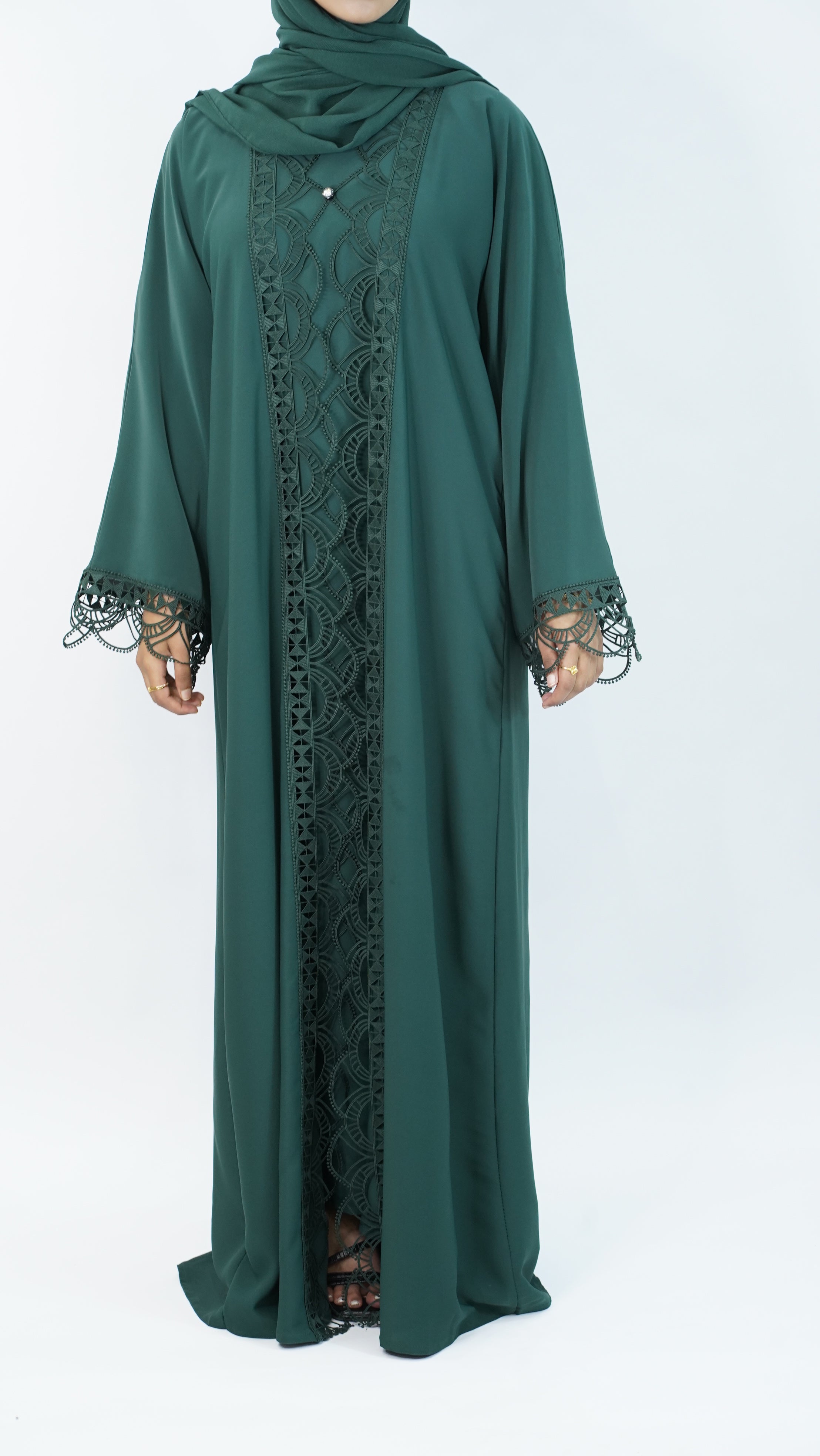 Asma Green Abaya