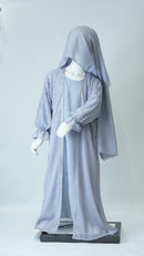 Barin Light Blue Kids Abaya