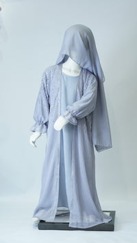 Barin Light Blue Kids Abaya